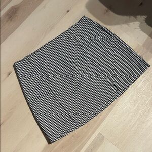 Twik Black and White Mini Skirt